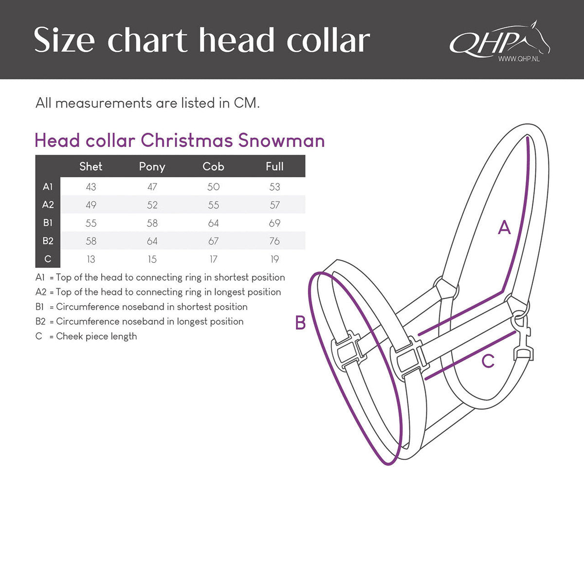 Head collar Christmas