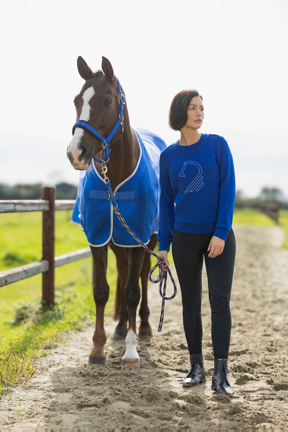 head collar -amalfi- 6500 blue / Full