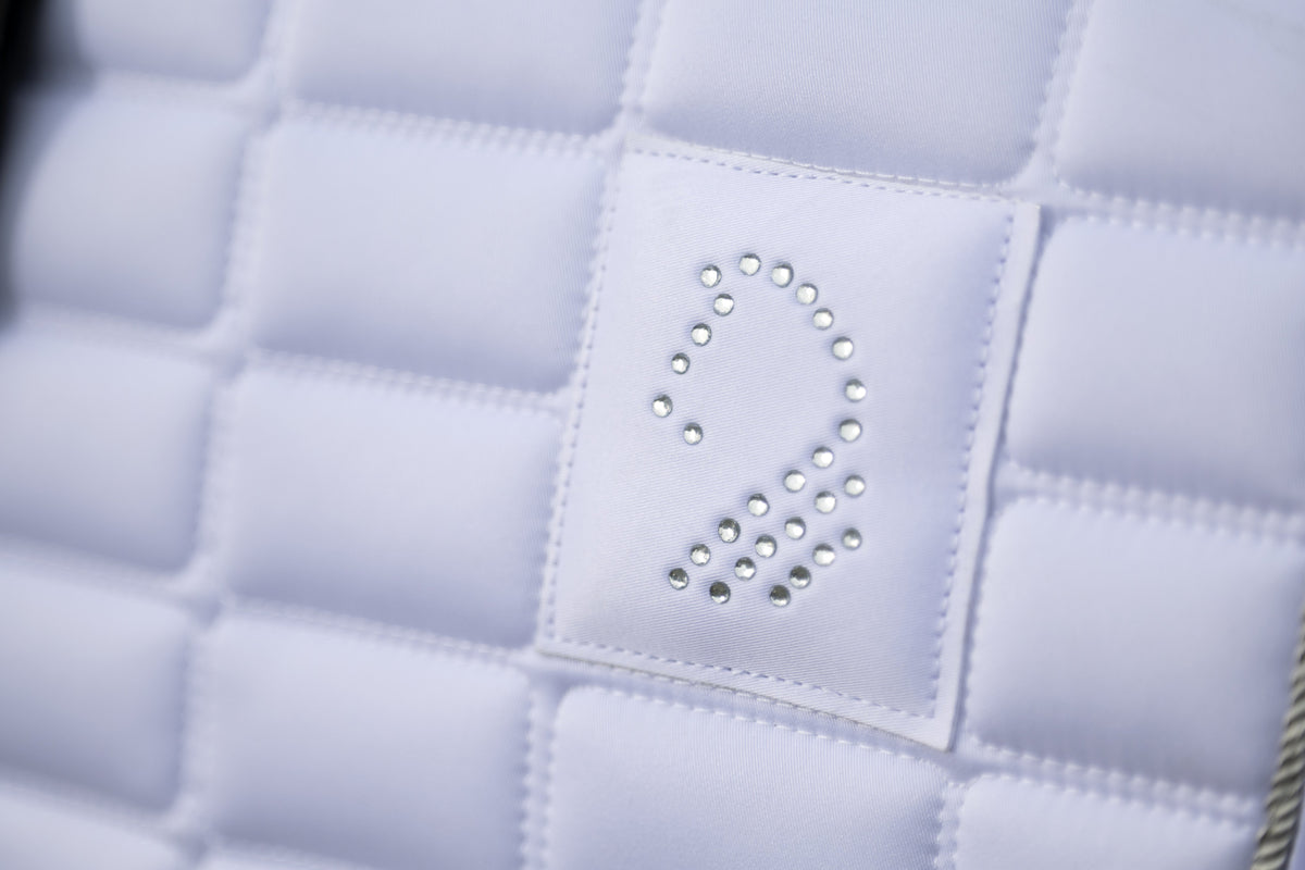 Saddle cloth -Amalfi Competition- 1200 white / Pony dressage