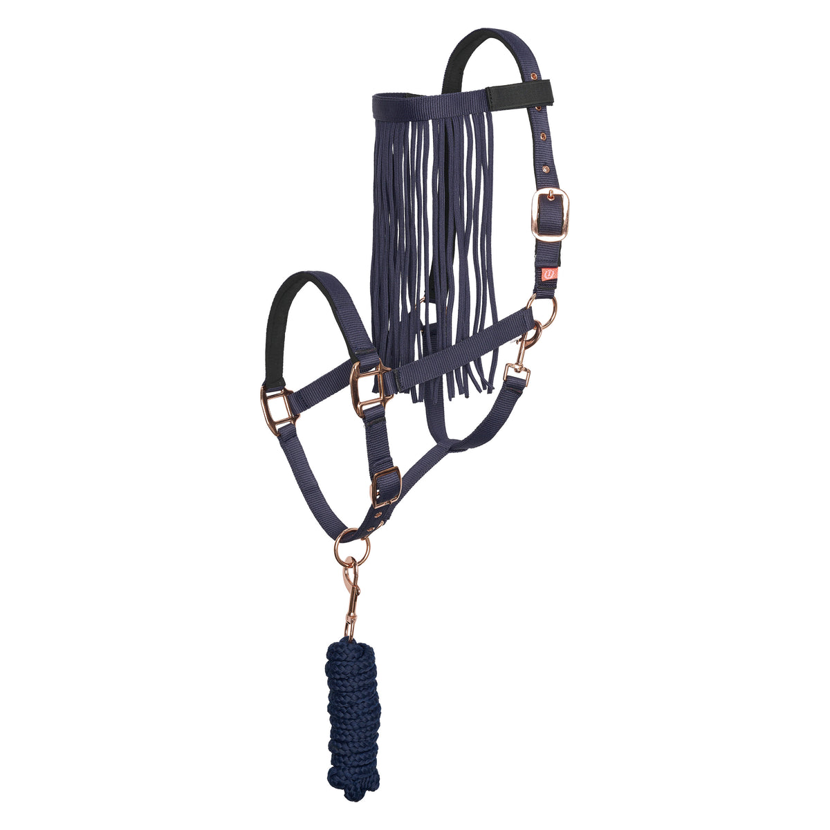 Set of headcollar, lead rope and flyfringes IRH