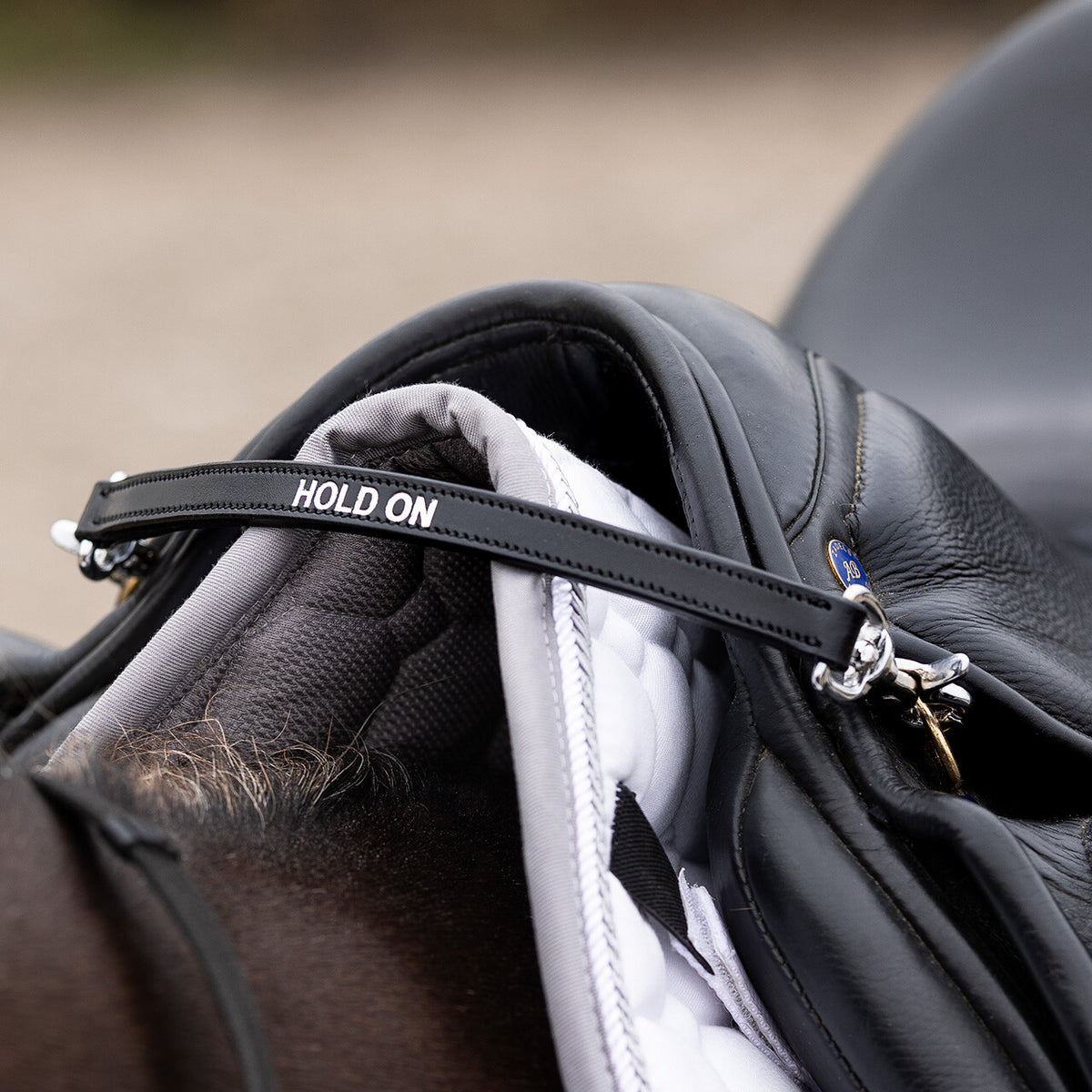 Saddle handle hold on