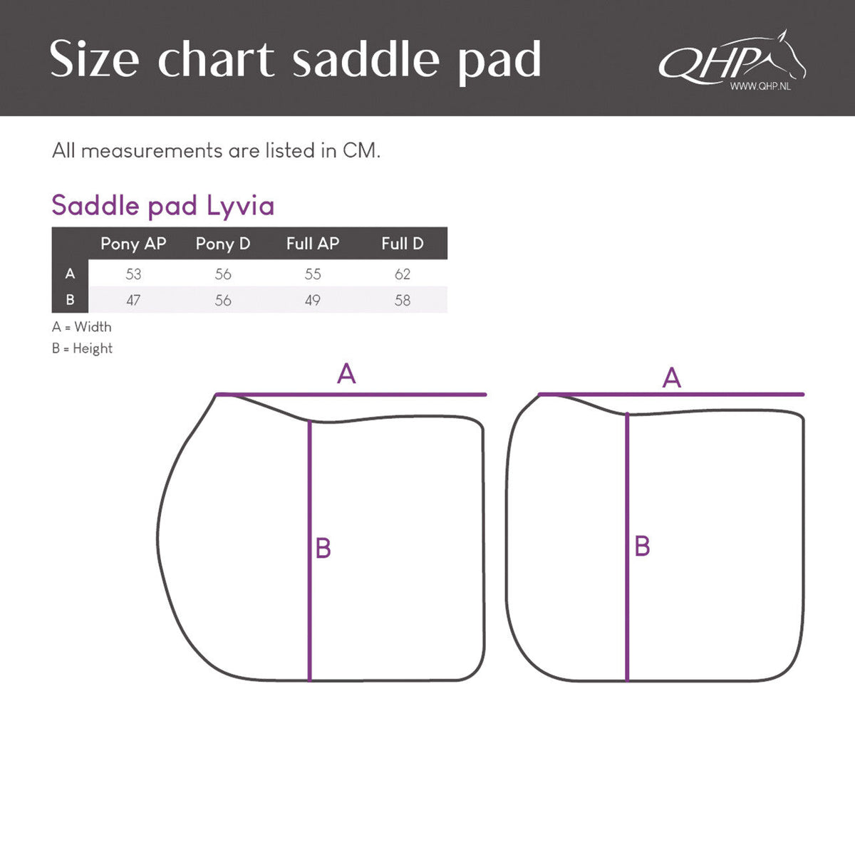 Saddle pad Lyvia