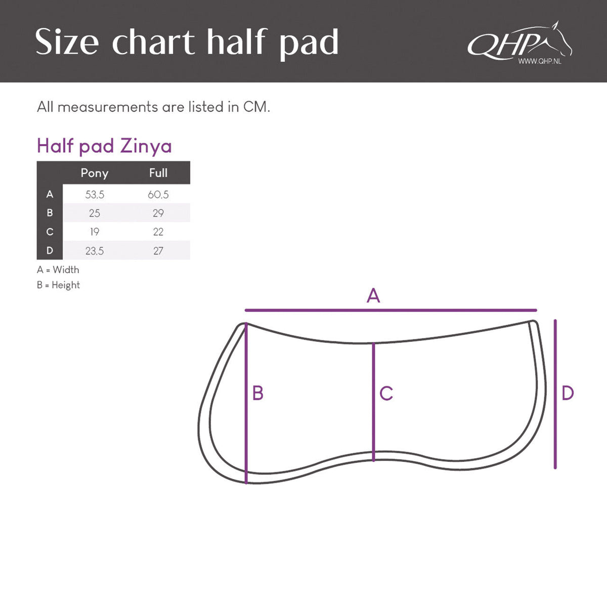 Half pad Zinya