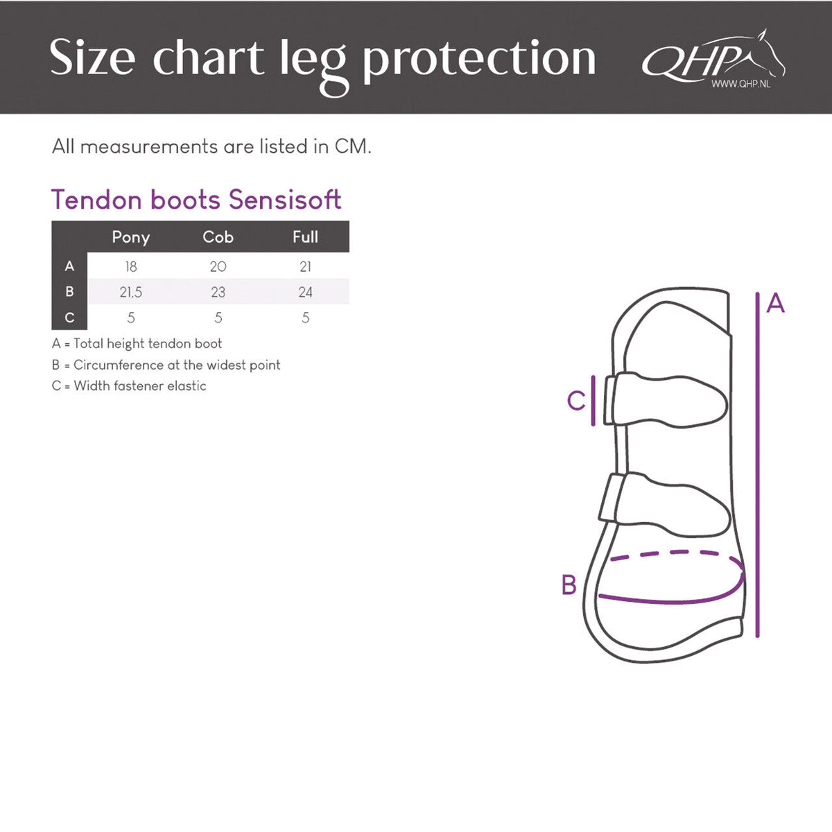 Tendon boots Sensisoft