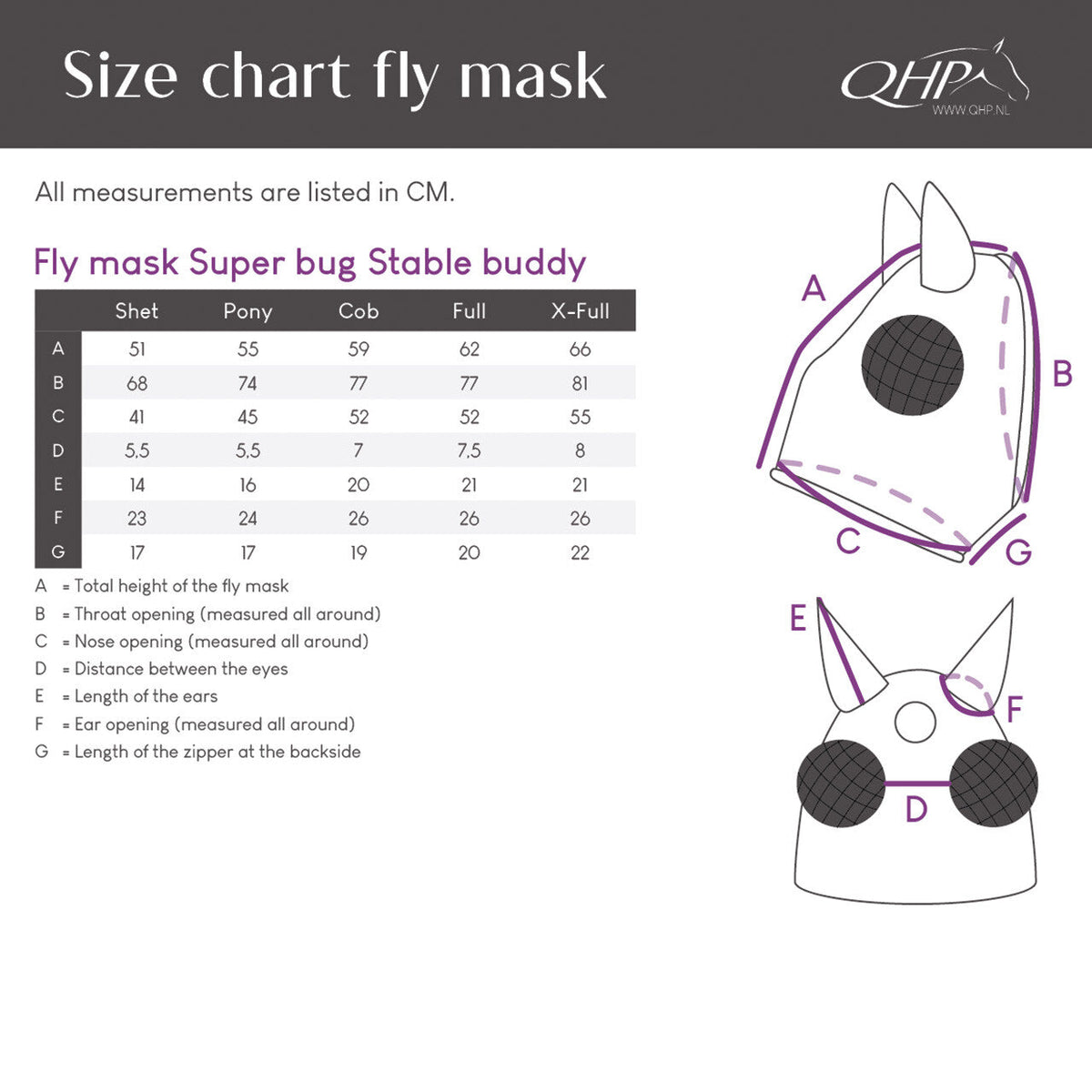 Fly mask Super bug Stable buddy