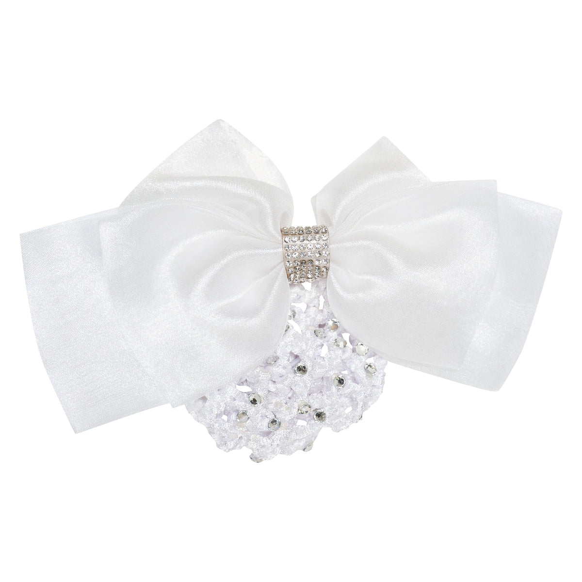 Hair bow with net diamonds IRH
