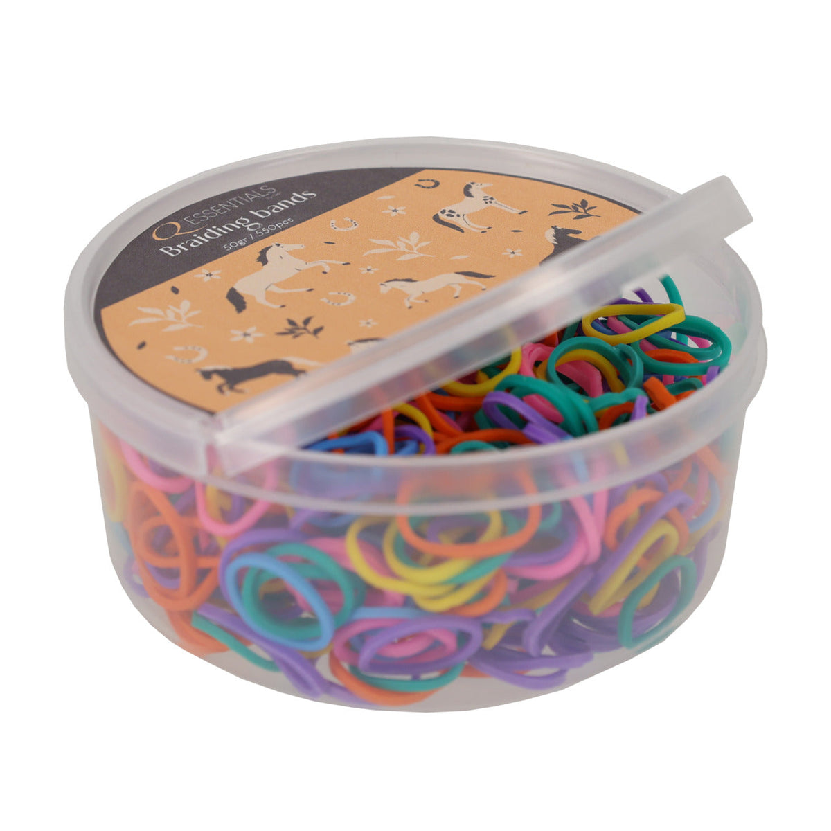 Rubber braiding bands box