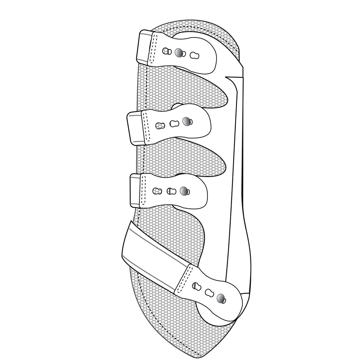 Dressage boots Pro mesh back legs IRH