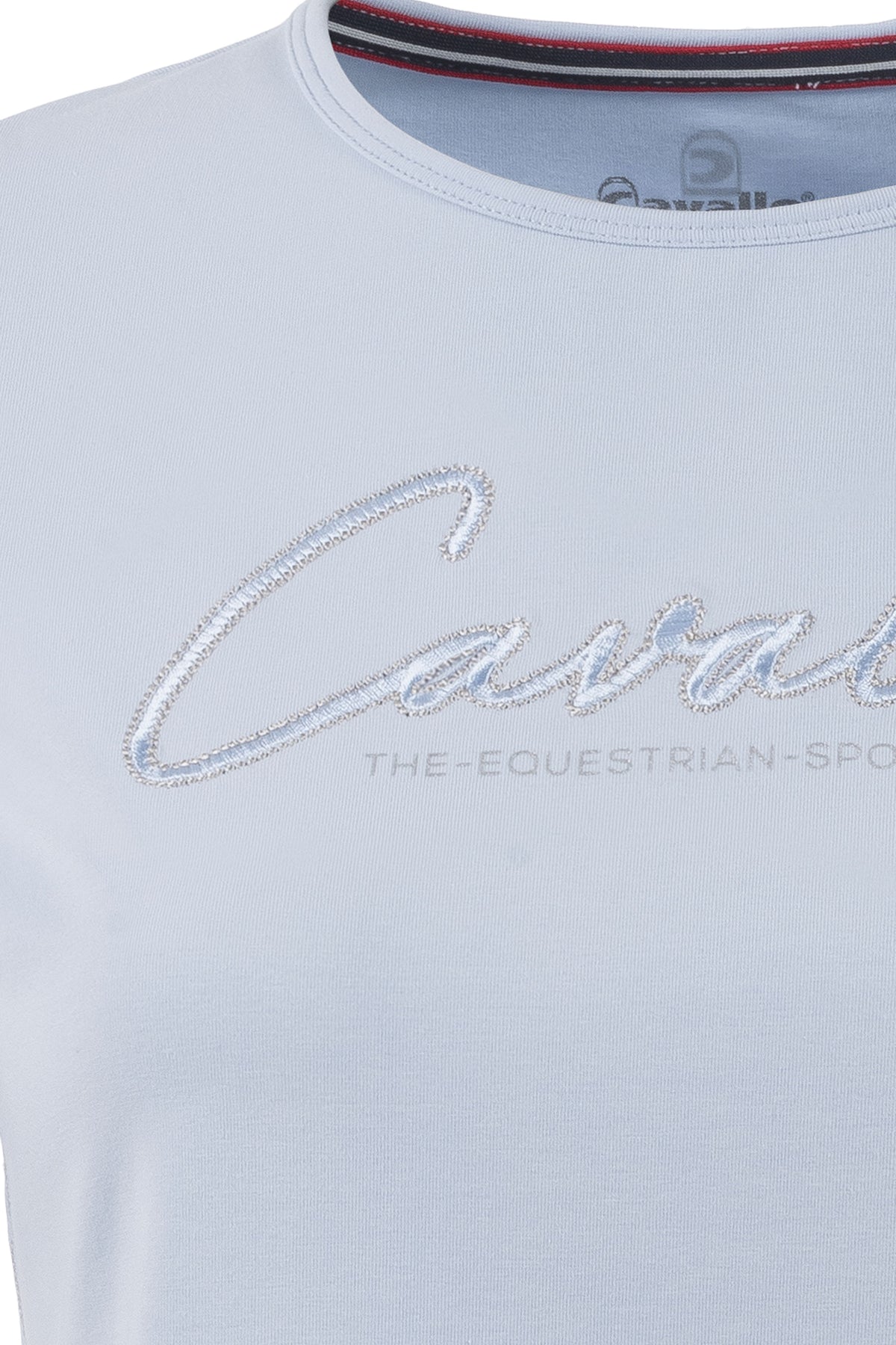 t-shirt cavalnahal – sportig t-shirt i mjuk bomullsjersey för damer