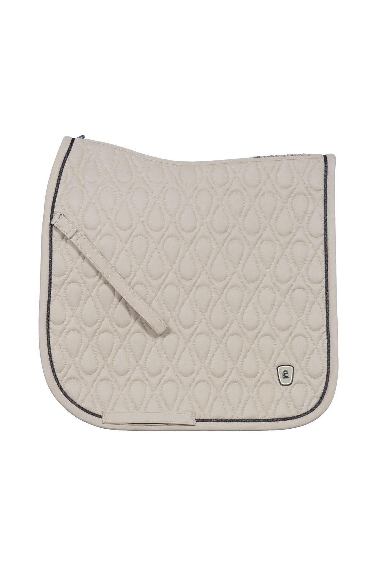 saddle pad CAVALPOLLY elaborate quilting pattern, gold-coloured details