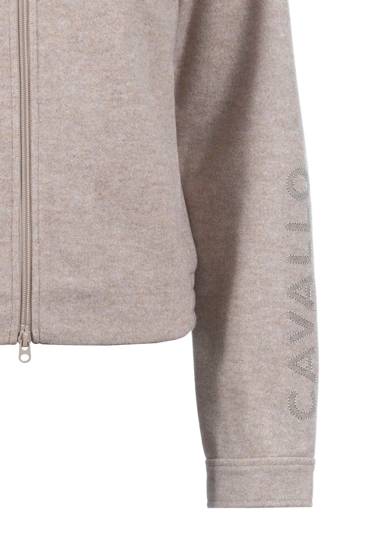 jacket CAVALRABI - Modern boxy jacket with hood and wool look
