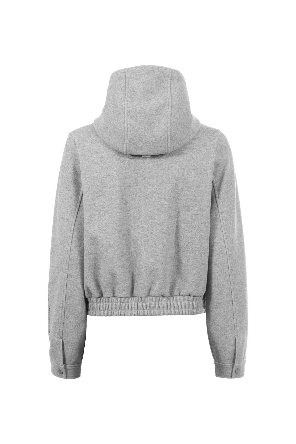 jacket CAVALRABI - Modern boxy jacket with hood and wool look