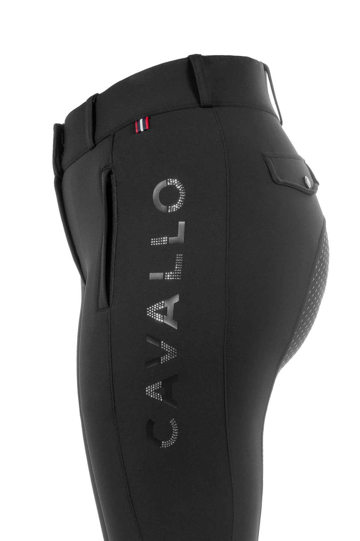 Ridbyxor CAVALCALINE GRIP MOBILE-
High-waisted fit, cell phone pocket with zipper