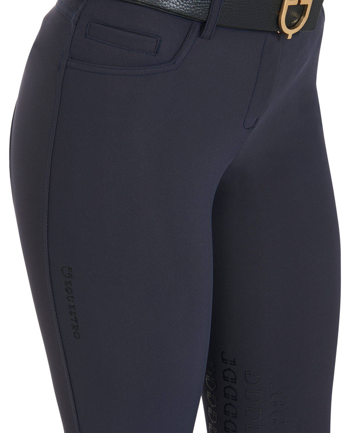 women's slim fit grip breeches with logo