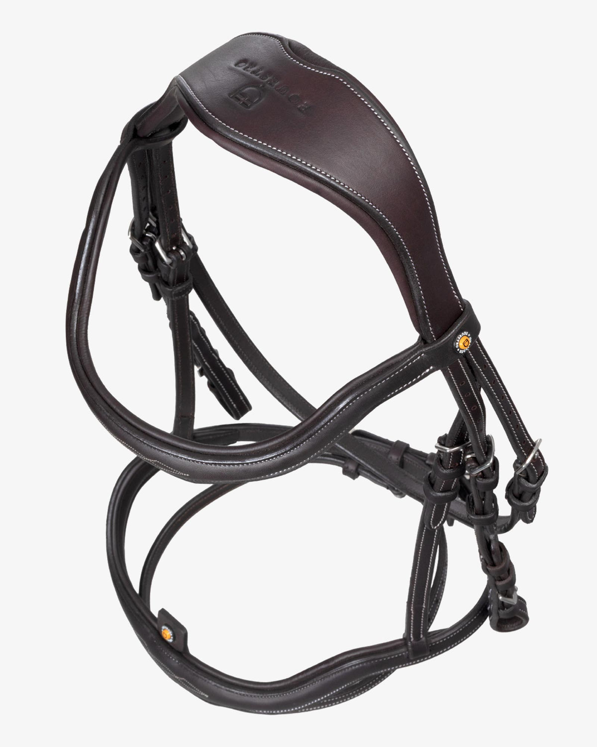 soft leather stitched bridle