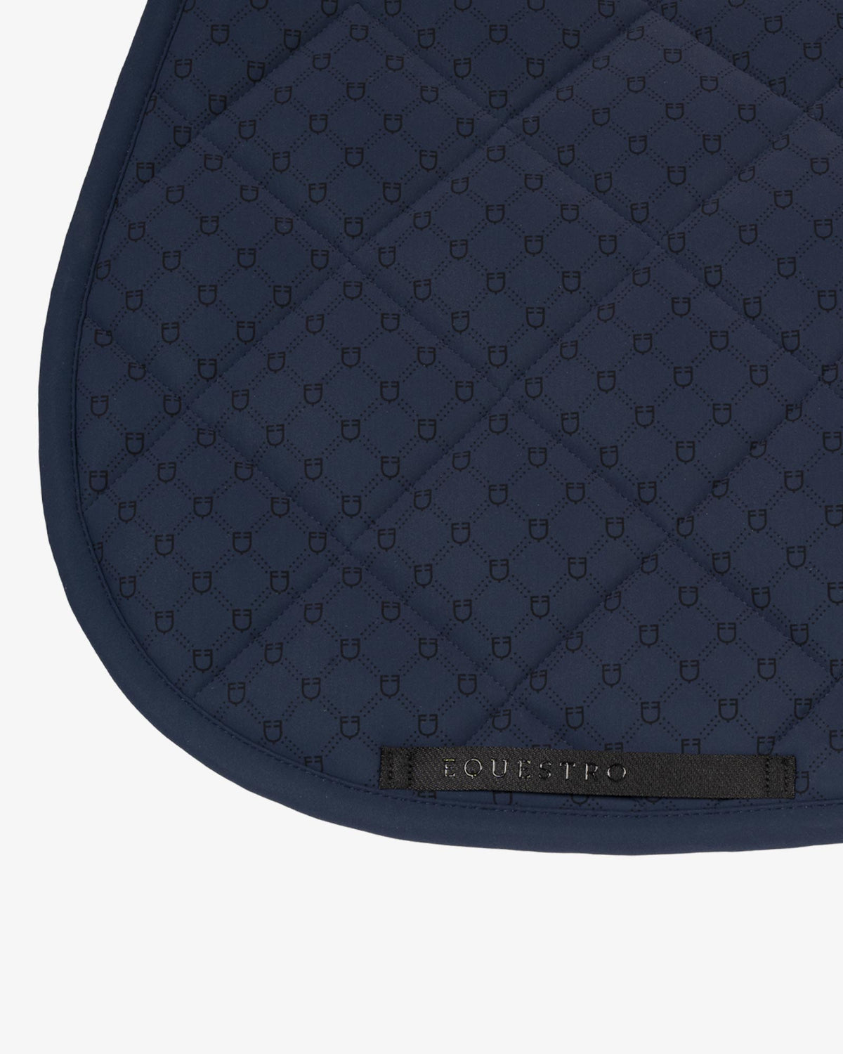 jumping saddle pad with monogram print