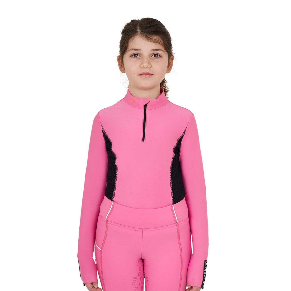 girls' long-sleeved training base layer