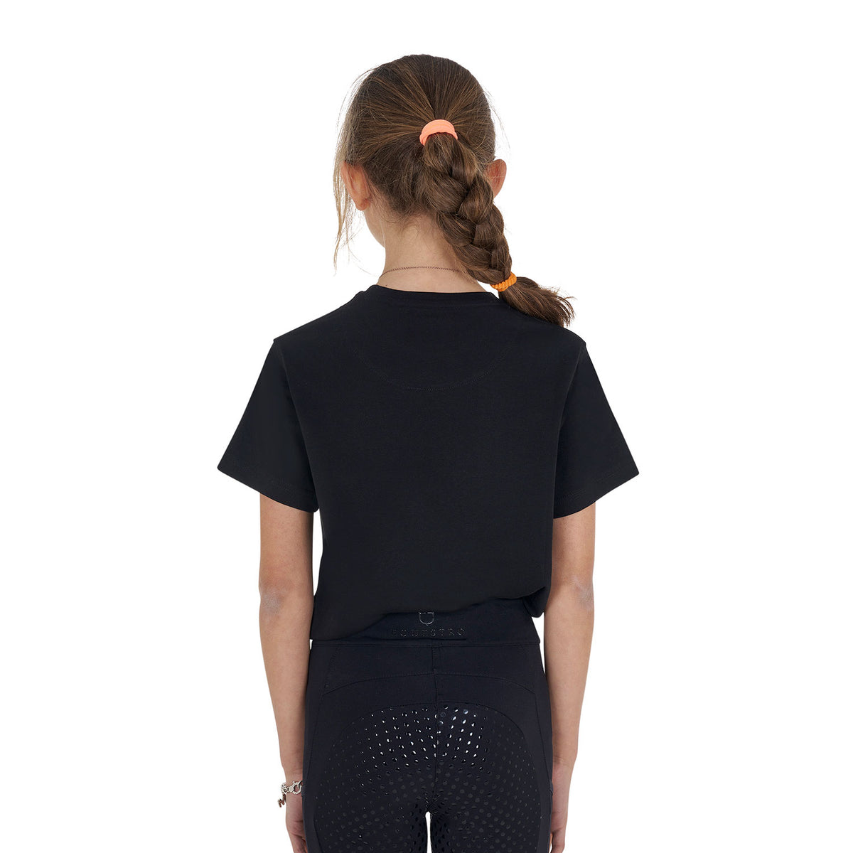 Girls' So Lovely cotton T-shirt BLACK / 14 YEARS
