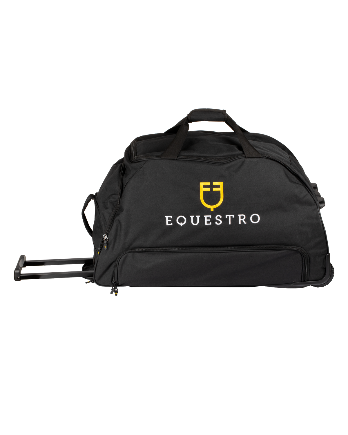 Trolley bag embroidered logo BLACK