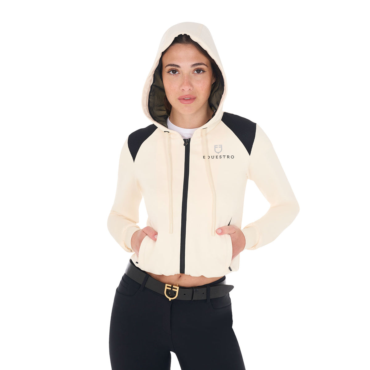 women's cropped hoodie