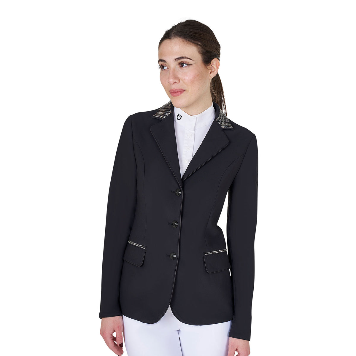women's competition jacket with rhinestones