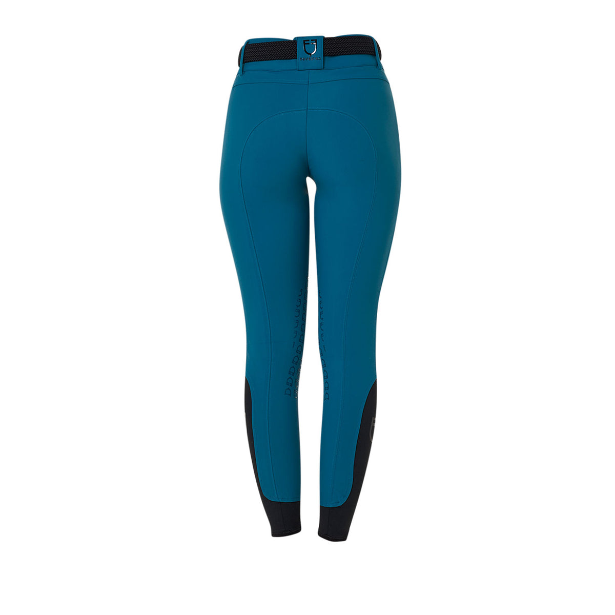 Women's high-waisted knee grip breeches BLUE CORAL (19-4526) / 48