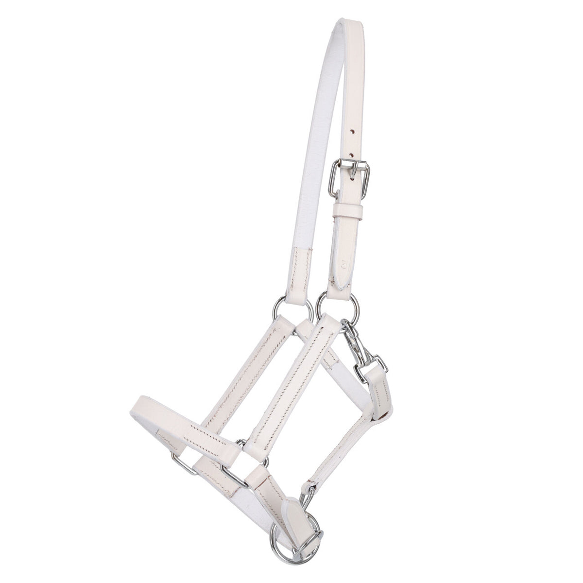 Head collar foal leather with clip