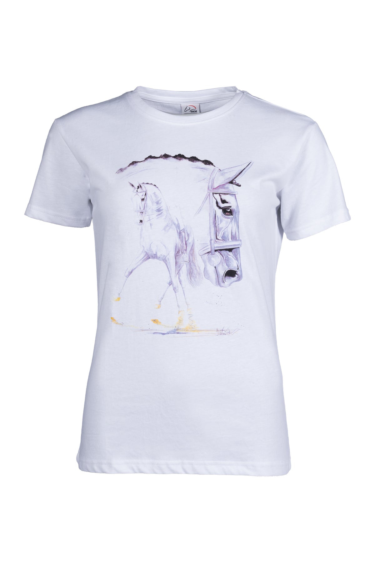 Girls' So Lovely cotton T-shirt NAVY / 10 YEARS
