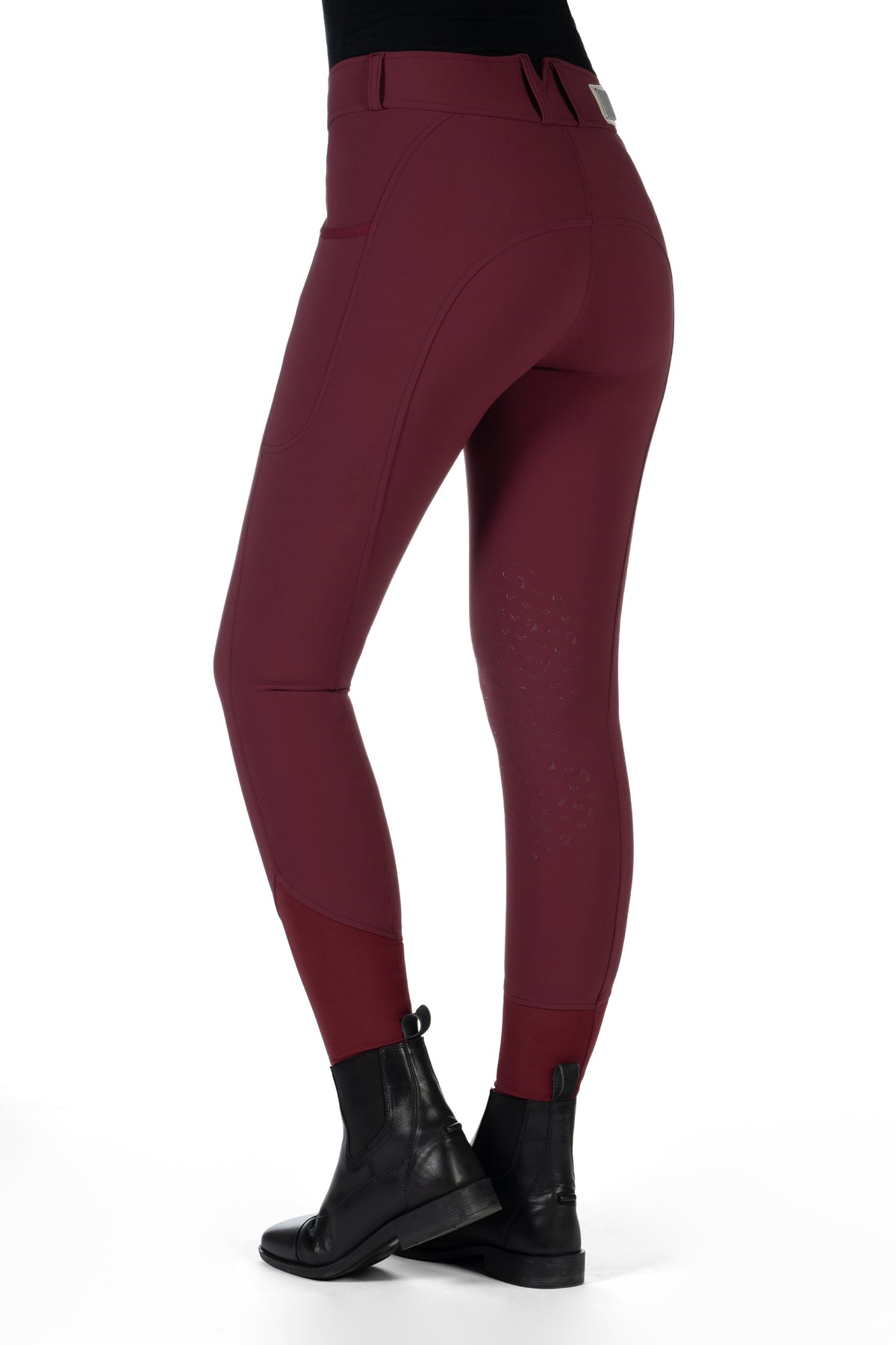 riding breeches -livigno- silicone knee patch