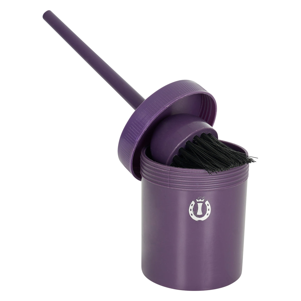 Hoof oil brush with container IRH