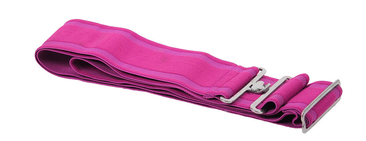 Elasticized rug strap