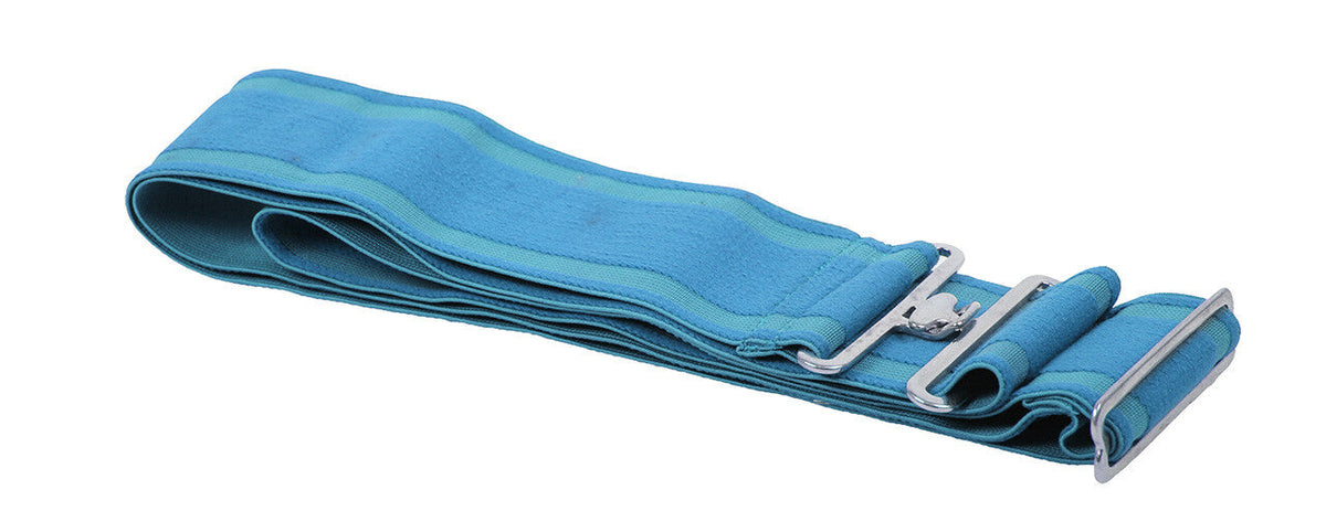Elasticized rug strap