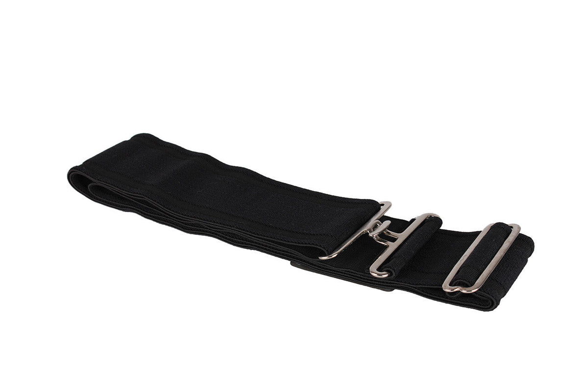 Elasticized rug strap