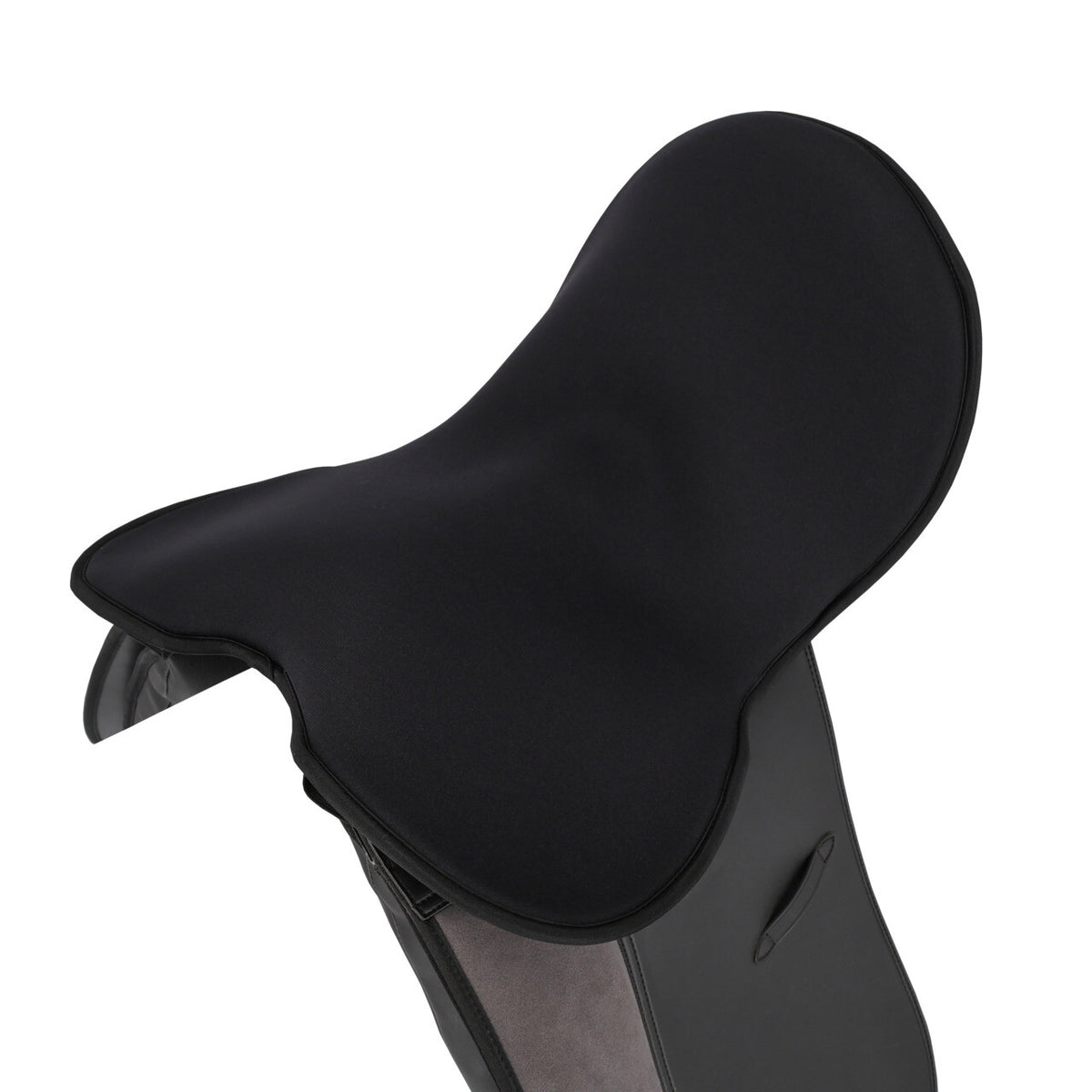Saddle seat cover memory foam