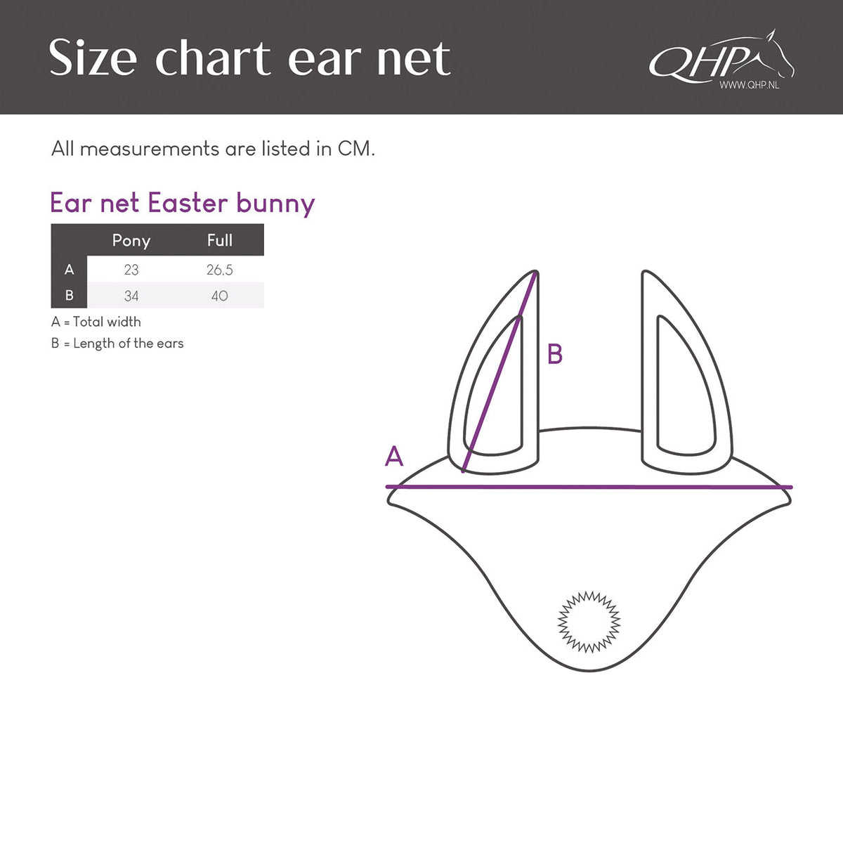Ear net Easter bunny