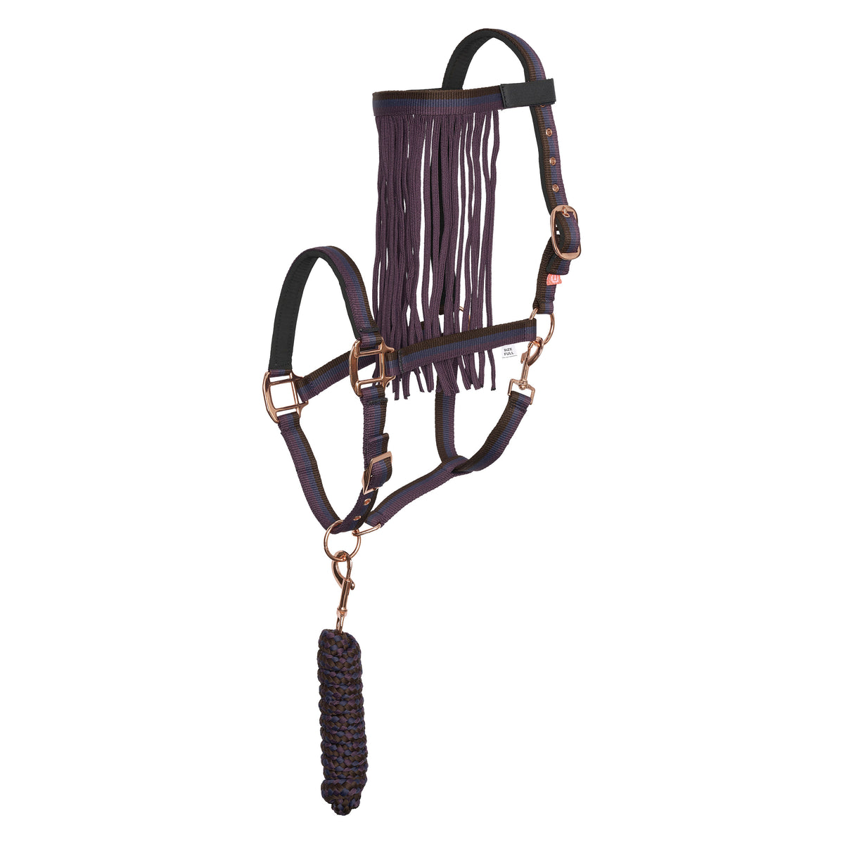Set of headcollar, lead rope and flyfringes IRH