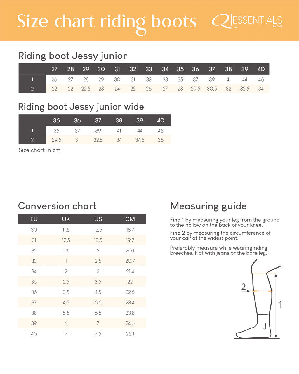 Riding boot Jessy Junior wide