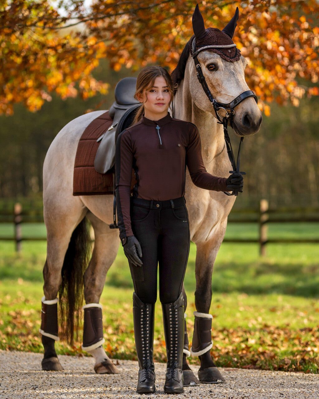 Breeches Kae Junior knee grip