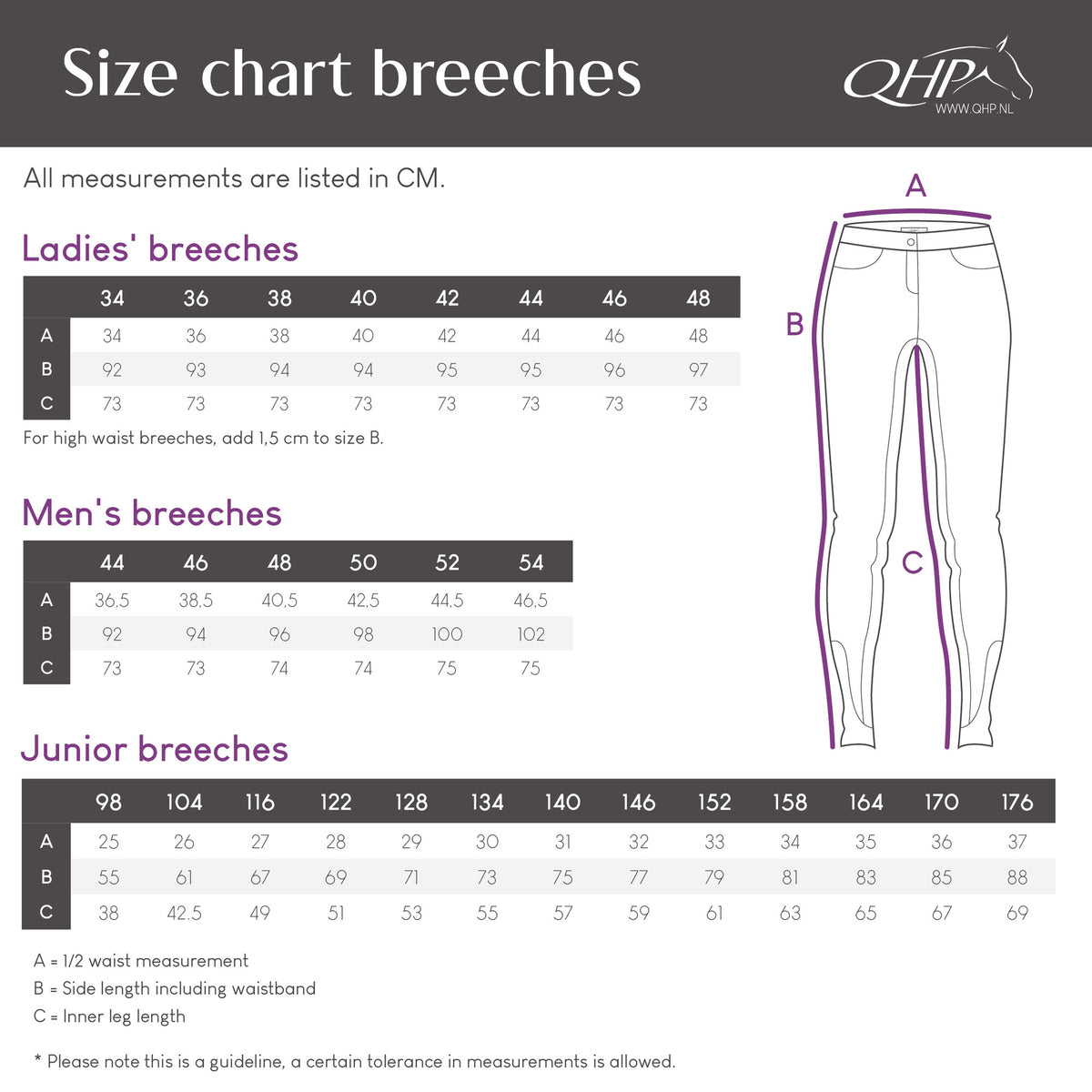 Riding tights Isalyn Junior full grip