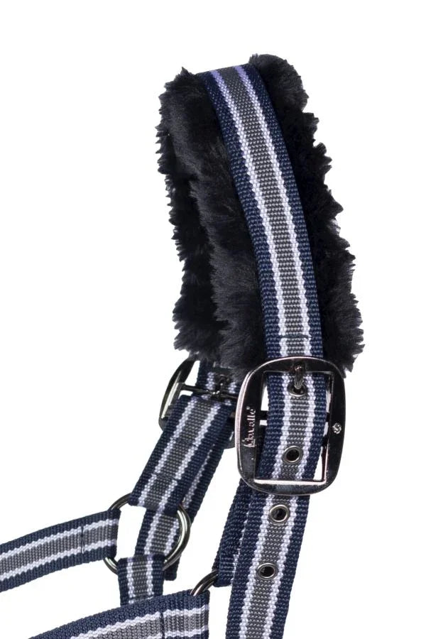 halter CAVALHELIA-
removable fake fur, tricoloured