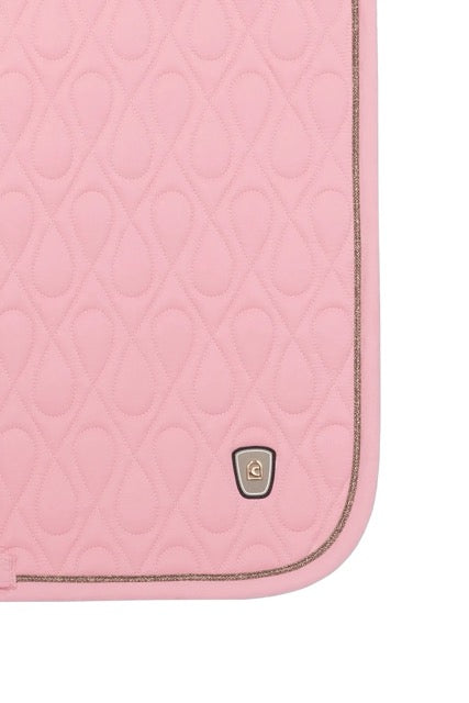 saddle pad CAVALPOLLY elaborate quilting pattern, gold-coloured details