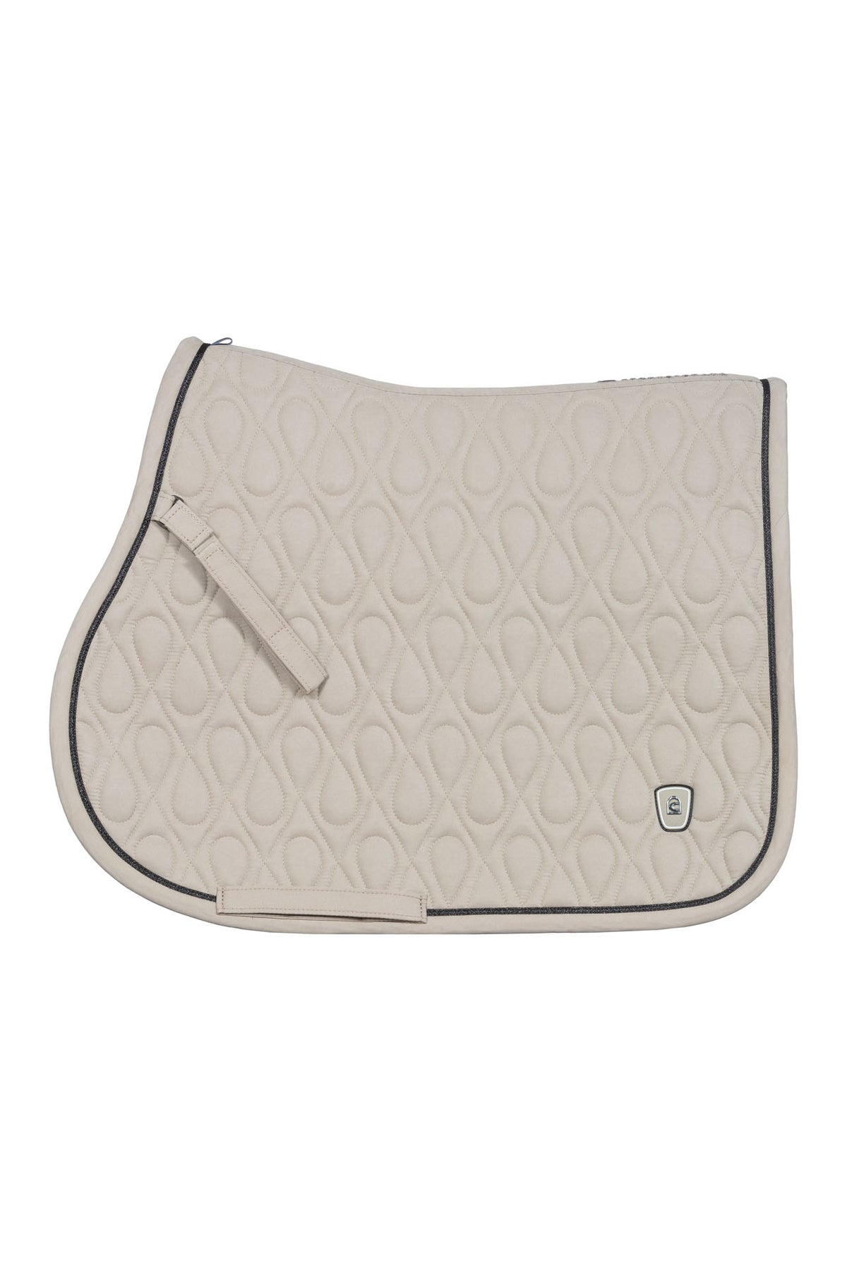 saddle pad CAVALPOLLY elaborate quilting pattern, gold-coloured details