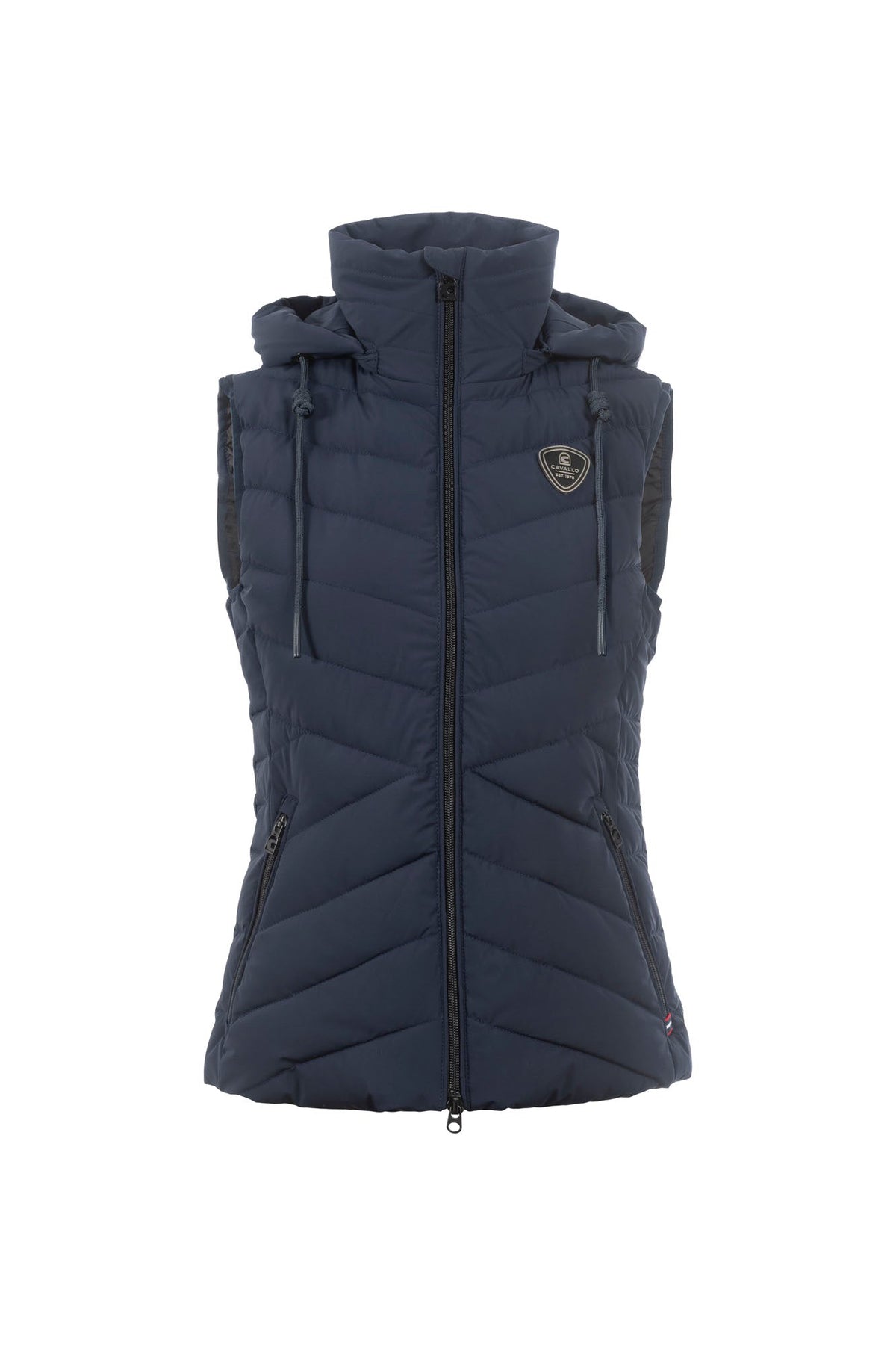 vest CAVALRALIA-
Short vest, fake down, phone pocket