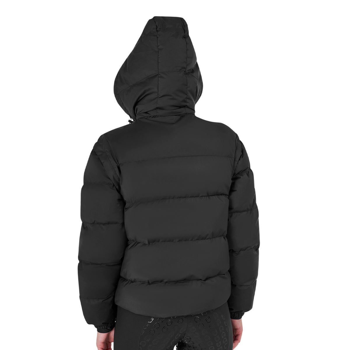 women's 3-in-1 down jacket with detachable inserts BLACK / XL