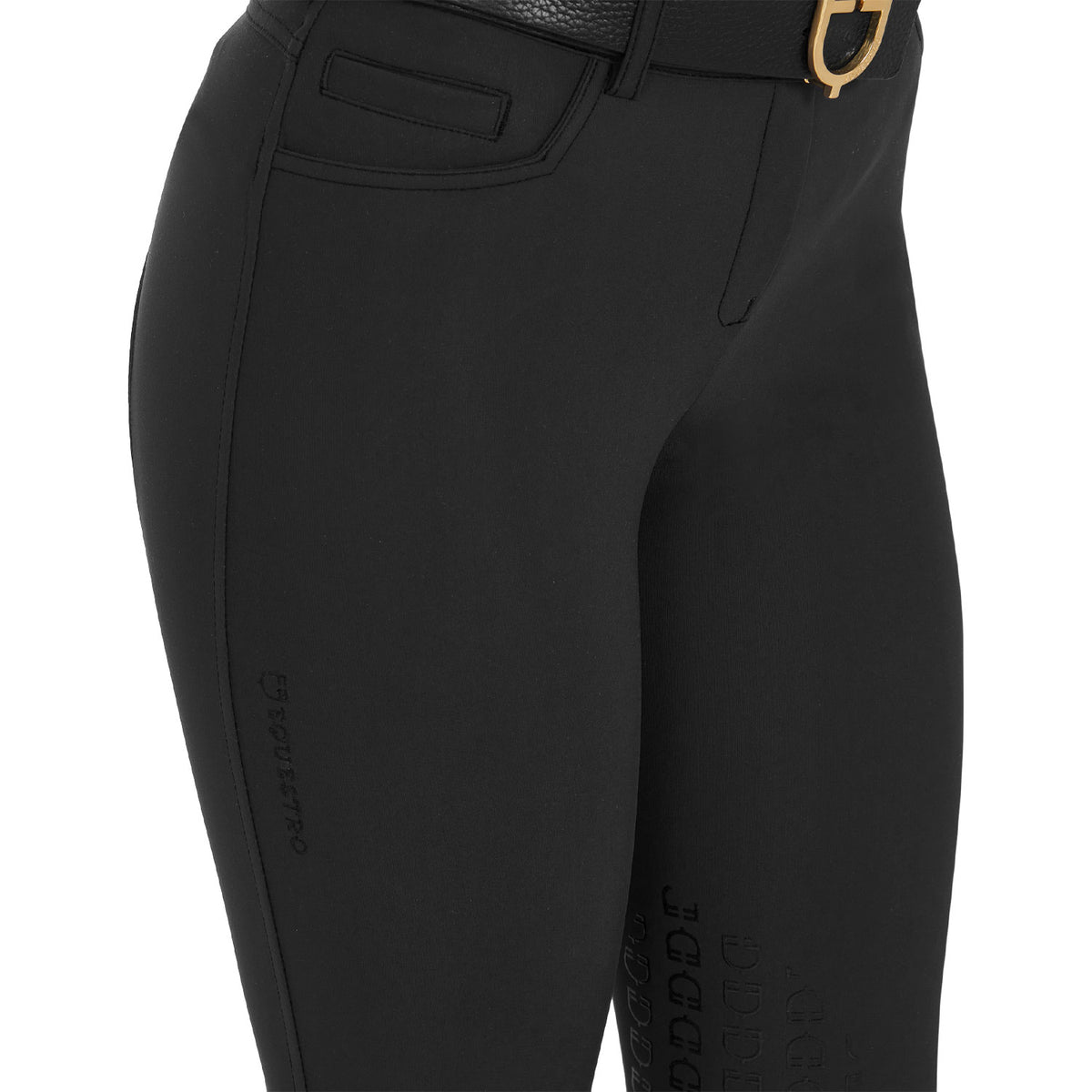 women's slim fit grip breeches with logo