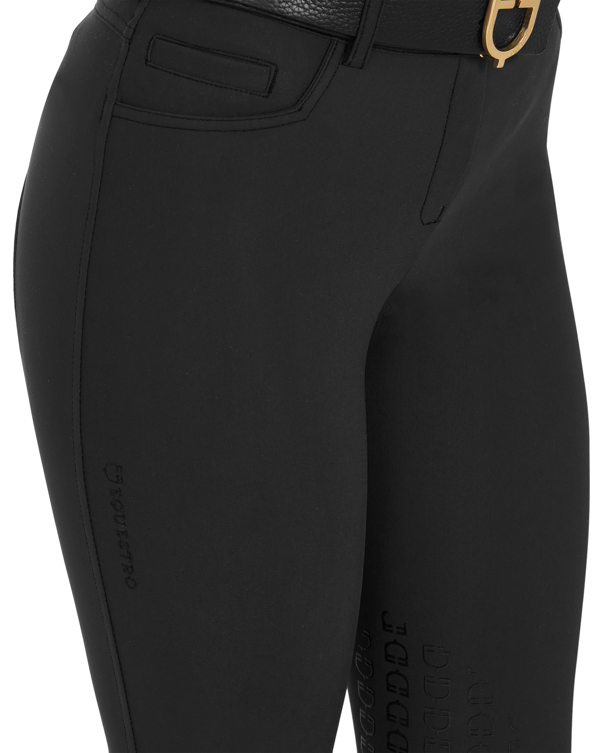 women's slim fit grip breeches with logo