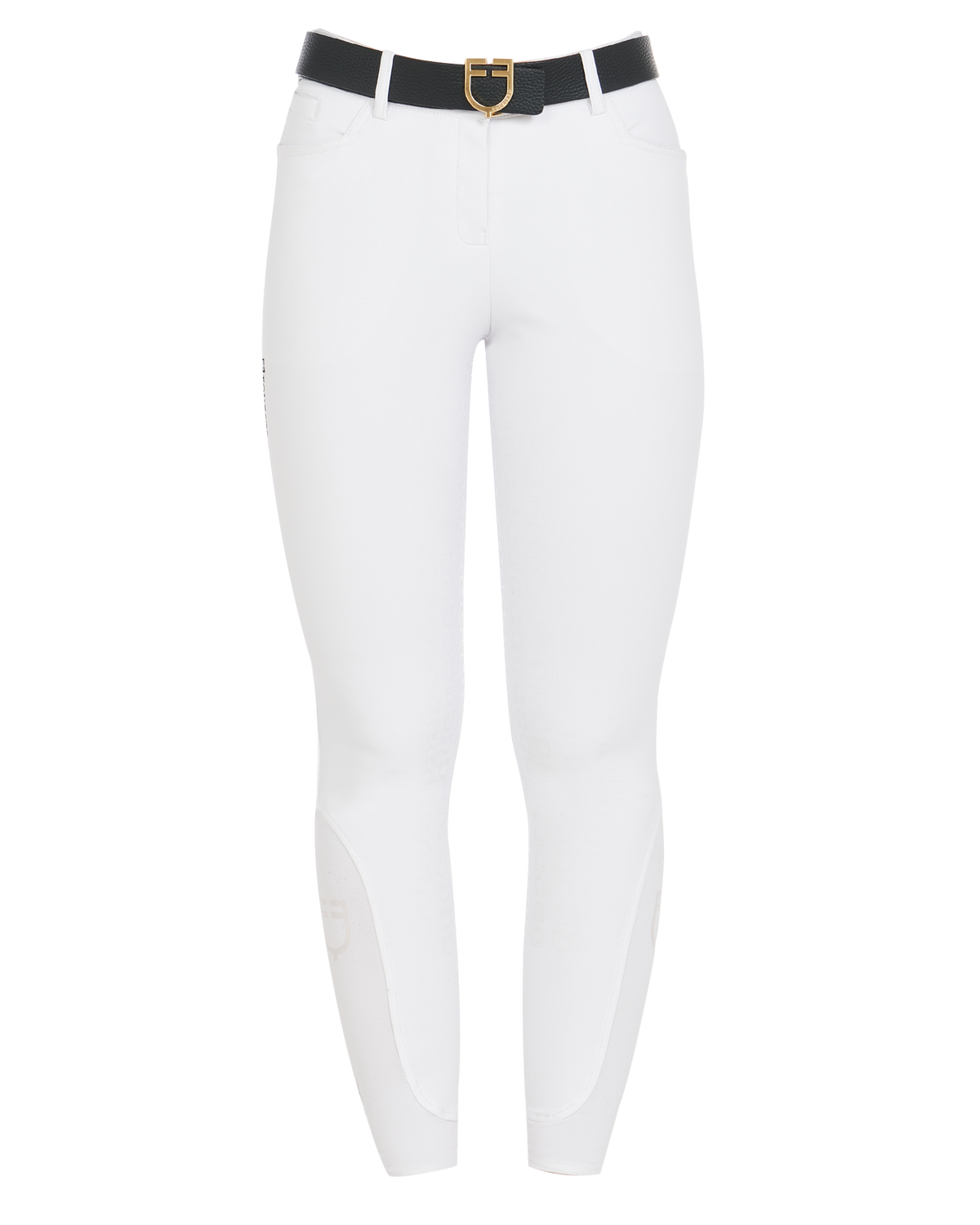 women's slim fit grip breeches with logo