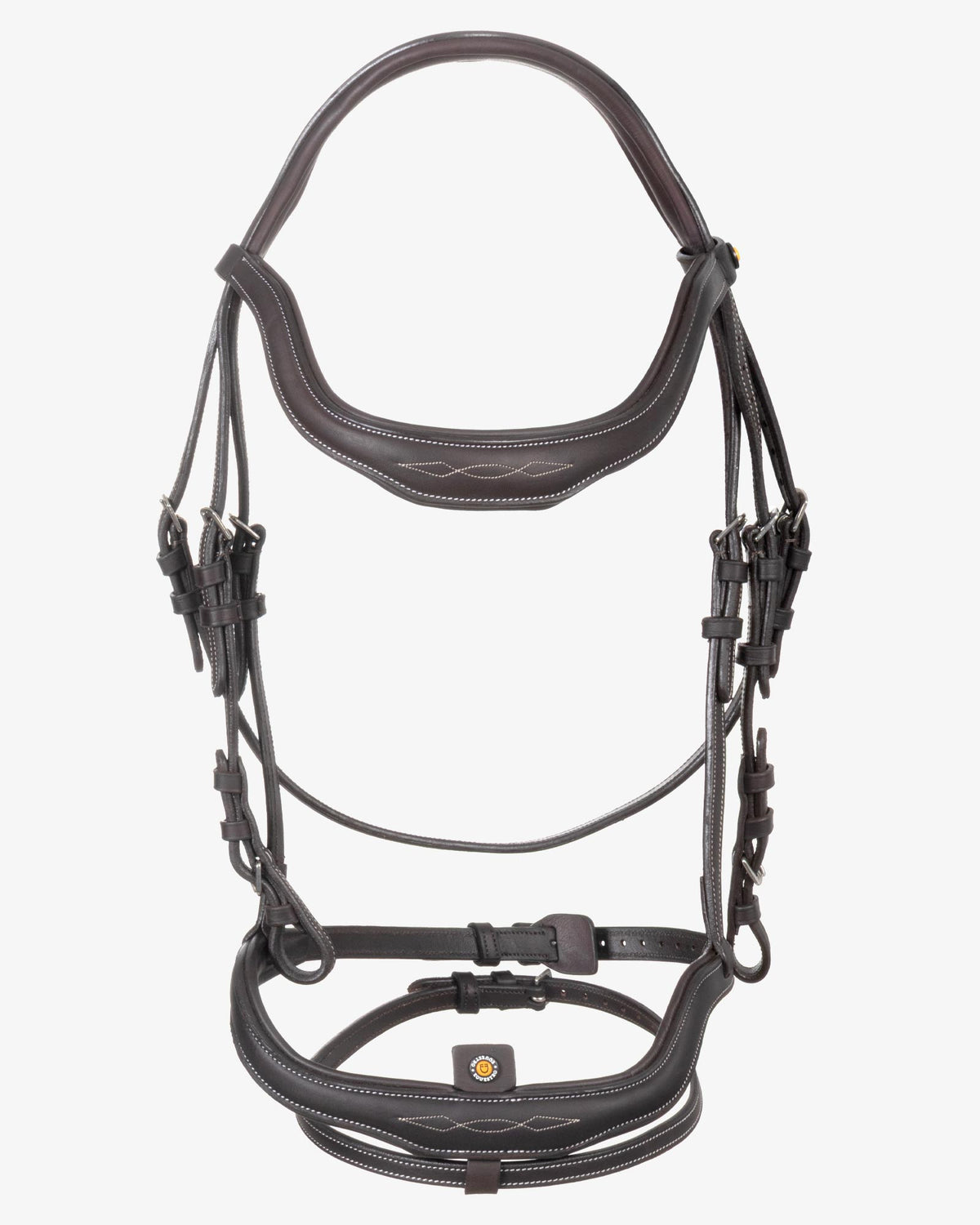 soft leather stitched bridle