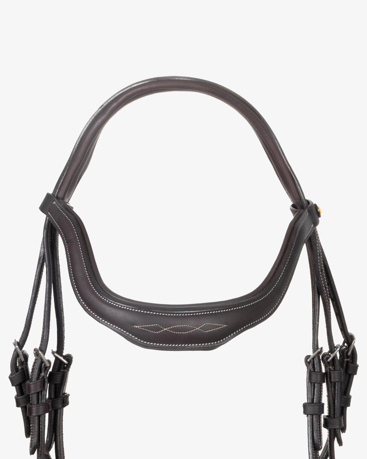 soft leather stitched bridle