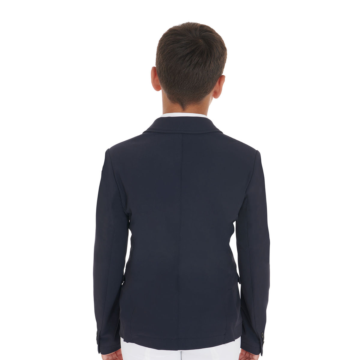 kids' competition jacket with three buttons